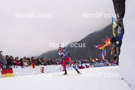 13.01.2018, Ruhpolding, Germany (GER): Anastasiya Kuzmina (SVK) -  IBU world cup biathlon, relay women, Ruhpolding (GER). www.nordicfocus.com. © Manzoni/NordicFocus. Every downloaded picture is fee-liable.