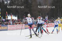 13.01.2018, Ruhpolding, Germany (GER): Katharina Innerhofer (AUT) -  IBU world cup biathlon, relay women, Ruhpolding (GER). www.nordicfocus.com. © Manzoni/NordicFocus. Every downloaded picture is fee-liable.