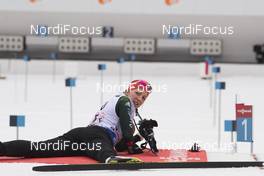 13.01.2018, Ruhpolding, Germany (GER): Franziska Preuss (GER) -  IBU world cup biathlon, relay women, Ruhpolding (GER). www.nordicfocus.com. © Manzoni/NordicFocus. Every downloaded picture is fee-liable.