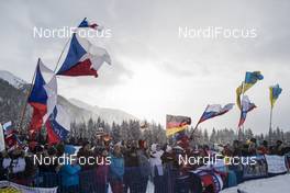 21.01.2018, Antholz, Italy (ITA): Event Feature: Strong winds -  IBU world cup biathlon, mass men, Antholz (ITA). www.nordicfocus.com. © Manzoni/NordicFocus. Every downloaded picture is fee-liable.
