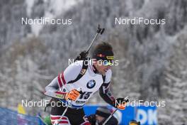 21.01.2018, Antholz, Italy (ITA): Julian Eberhard (AUT) -  IBU world cup biathlon, mass men, Antholz (ITA). www.nordicfocus.com. © Manzoni/NordicFocus. Every downloaded picture is fee-liable.