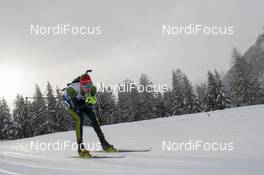 21.01.2018, Antholz, Italy (ITA): Johannes Kuehn (GER) -  IBU world cup biathlon, mass men, Antholz (ITA). www.nordicfocus.com. © Manzoni/NordicFocus. Every downloaded picture is fee-liable.
