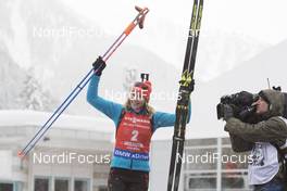 21.01.2018, Antholz, Italy (ITA): Anastasiya Kuzmina (SVK) -  IBU world cup biathlon, mass women, Antholz (ITA). www.nordicfocus.com. © Manzoni/NordicFocus. Every downloaded picture is fee-liable.