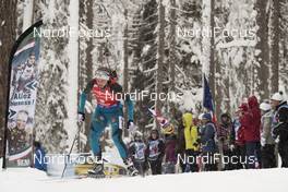 21.01.2018, Antholz, Italy (ITA): Anais Bescond (FRA) -  IBU world cup biathlon, mass women, Antholz (ITA). www.nordicfocus.com. © Manzoni/NordicFocus. Every downloaded picture is fee-liable.