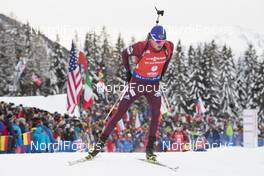 20.01.2018, Antholz, Italy (ITA): Anton Babikov (RUS) -  IBU world cup biathlon, pursuit men, Antholz (ITA). www.nordicfocus.com. © Manzoni/NordicFocus. Every downloaded picture is fee-liable.