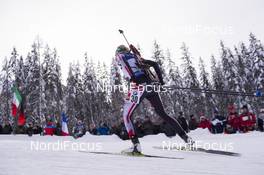 20.01.2018, Antholz, Italy (ITA): Lisa Theresa Hauser (AUT) -  IBU world cup biathlon, pursuit women, Antholz (ITA). www.nordicfocus.com. © Manzoni/NordicFocus. Every downloaded picture is fee-liable.
