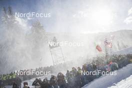 19.01.2018, Antholz, Italy (ITA): Event Feature: strong wind -  IBU world cup biathlon, sprint men, Antholz (ITA). www.nordicfocus.com. © Manzoni/NordicFocus. Every downloaded picture is fee-liable.