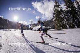 19.01.2018, Antholz, Italy (ITA): Dominik Landertinger (AUT) -  IBU world cup biathlon, sprint men, Antholz (ITA). www.nordicfocus.com. © Manzoni/NordicFocus. Every downloaded picture is fee-liable.
