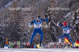 19.01.2018, Antholz, Italy (ITA): Leif Nordgren (USA) -  IBU world cup biathlon, sprint men, Antholz (ITA). www.nordicfocus.com. © Manzoni/NordicFocus. Every downloaded picture is fee-liable.