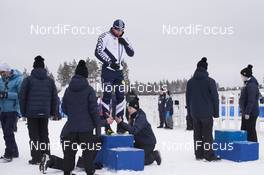 11.03.2018, Kontiolahti, Finland (FIN): Andrejs Rastorgujevs (LAT) - IBU world cup biathlon, mass start men, Kontiolahti (FIN). www.nordicfocus.com. © Manzoni/NordicFocus. Every downloaded picture is fee-liable.