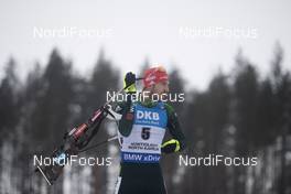 11.03.2018, Kontiolahti, Finland (FIN): Arnd Peiffer (GER) - IBU world cup biathlon, mass start men, Kontiolahti (FIN). www.nordicfocus.com. © Manzoni/NordicFocus. Every downloaded picture is fee-liable.