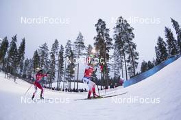 11.03.2018, Kontiolahti, Finland (FIN): Rosanna Crawford (CAN), Weronika Nowakowska (POL), (l-r) - IBU world cup biathlon, mass women, Kontiolahti (FIN). www.nordicfocus.com. © Manzoni/NordicFocus. Every downloaded picture is fee-liable.