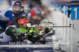 09.03.2018, Kontiolahti, Finland (FIN): Laura Dahlmeier (GER) -  IBU world cup biathlon, sprint women, Kontiolahti (FIN). www.nordicfocus.com. © Manzoni/NordicFocus. Every downloaded picture is fee-liable.