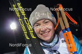 09.03.2018, Kontiolahti, Finland (FIN): Darya Domracheva (BLR) -  IBU world cup biathlon, sprint women, Kontiolahti (FIN). www.nordicfocus.com. © Manzoni/NordicFocus. Every downloaded picture is fee-liable.