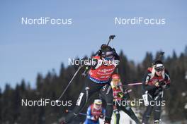 18.03.2018, Oslo, Norway (NOR): Selina Gasparin (SUI), Lena Haecki (SUI), (l-r) - IBU world cup biathlon, pursuit women, Oslo (NOR). www.nordicfocus.com. © Manzoni/NordicFocus. Every downloaded picture is fee-liable.