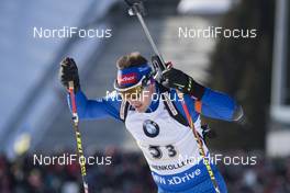 18.03.2018, Oslo, Norway (NOR): Dominik Windisch (ITA) - IBU world cup biathlon, relay men, Oslo (NOR). www.nordicfocus.com. © Manzoni/NordicFocus. Every downloaded picture is fee-liable.