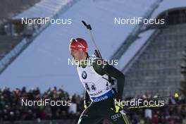18.03.2018, Oslo, Norway (NOR): Arnd Peiffer (GER) - IBU world cup biathlon, relay men, Oslo (NOR). www.nordicfocus.com. © Manzoni/NordicFocus. Every downloaded picture is fee-liable.