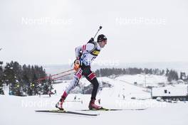 15.03.2018, Oslo, Norway (NOR): Dominik Landertinger (AUT) - IBU world cup biathlon, sprint men, Oslo (NOR). www.nordicfocus.com. © Manzoni/NordicFocus. Every downloaded picture is fee-liable.
