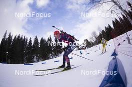 15.03.2018, Oslo, Norway (NOR): Anastasiya Kuzmina (SVK) - IBU world cup biathlon, sprint women, Oslo (NOR). www.nordicfocus.com. © Manzoni/NordicFocus. Every downloaded picture is fee-liable.