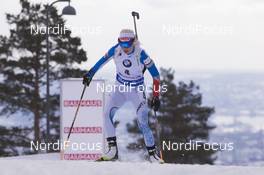 15.03.2018, Oslo, Norway (NOR): Mari Laukkanen (FIN) - IBU world cup biathlon, sprint women, Oslo (NOR). www.nordicfocus.com. © Manzoni/NordicFocus. Every downloaded picture is fee-liable.