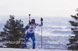 15.03.2018, Oslo, Norway (NOR): Nicole Gontier (ITA) - IBU world cup biathlon, sprint women, Oslo (NOR). www.nordicfocus.com. © Manzoni/NordicFocus. Every downloaded picture is fee-liable.