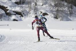 27.01.2018, Ridnaun, Italy (ITA): Evgeniy Garanichev (RUS) - IBU Open European championships biathlon, pursuit men, Ridnaun (ITA). www.nordicfocus.com. © Manzoni/NordicFocus. Every downloaded picture is fee-liable.