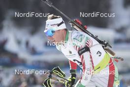 27.01.2018, Ridnaun, Italy (ITA): Krasimir Anev (BUL) - IBU Open European championships biathlon, pursuit men, Ridnaun (ITA). www.nordicfocus.com. © Manzoni/NordicFocus. Every downloaded picture is fee-liable.