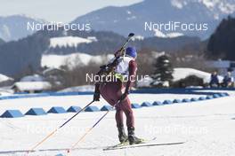 27.01.2018, Ridnaun, Italy (ITA): Alexander Loginov (RUS) - IBU Open European championships biathlon, pursuit men, Ridnaun (ITA). www.nordicfocus.com. © Manzoni/NordicFocus. Every downloaded picture is fee-liable.