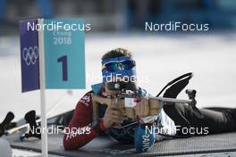 15.02.2018, Pyeongchang, Korea (KOR): Celia Aymonier (FRA) - XXIII. Olympic Winter Games Pyeongchang 2018, biathlon, individual women, Pyeongchang (KOR). www.nordicfocus.com. © Manzoni/NordicFocus. Every downloaded picture is fee-liable.