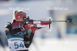 15.02.2018, Pyeongchang, Korea (KOR): Maren Hammerschmidt (GER) - XXIII. Olympic Winter Games Pyeongchang 2018, biathlon, individual women, Pyeongchang (KOR). www.nordicfocus.com. © Manzoni/NordicFocus. Every downloaded picture is fee-liable.