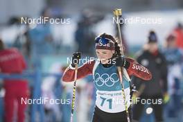 15.02.2018, Pyeongchang, Korea (KOR): Aita Gasparin (SUI) - XXIII. Olympic Winter Games Pyeongchang 2018, biathlon, individual women, Pyeongchang (KOR). www.nordicfocus.com. © Manzoni/NordicFocus. Every downloaded picture is fee-liable.