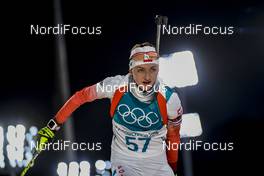 15.02.2018, Pyeongchang, Korea (KOR): Monika Hojnisz (POL) - XXIII. Olympic Winter Games Pyeongchang 2018, biathlon, individual women, Pyeongchang (KOR). www.nordicfocus.com. © Thibaut/NordicFocus. Every downloaded picture is fee-liable.
