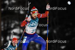 18.02.2018, Pyeongchang, Korea (KOR): Timofei Lapshin (KOR) - XXIII. Olympic Winter Games Pyeongchang 2018, biathlon, mass men, Pyeongchang (KOR). www.nordicfocus.com. © Thibaut/NordicFocus. Every downloaded picture is fee-liable.