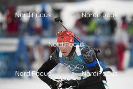 12.02.2018, Pyeongchang, Korea (KOR): Simon Schempp (GER) - XXIII. Olympic Winter Games Pyeongchang 2018, biathlon, pursuit men, Pyeongchang (KOR). www.nordicfocus.com. © Manzoni/NordicFocus. Every downloaded picture is fee-liable.