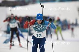 12.02.2018, Pyeongchang, Korea (KOR): Simon Desthieux (FRA) - XXIII. Olympic Winter Games Pyeongchang 2018, biathlon, pursuit men, Pyeongchang (KOR). www.nordicfocus.com. © Manzoni/NordicFocus. Every downloaded picture is fee-liable.