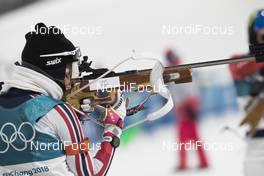 12.02.2018, Pyeongchang, Korea (KOR): Ingrid Landmark Tandrevold (NOR) - XXIII. Olympic Winter Games Pyeongchang 2018, biathlon, pursuit women, Pyeongchang (KOR). www.nordicfocus.com. © Manzoni/NordicFocus. Every downloaded picture is fee-liable.