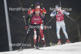 23.02.2018, Pyeongchang, Korea (KOR): Erik Lesser (GER) - XXIII. Olympic Winter Games Pyeongchang 2018, biathlon, relay men, Pyeongchang (KOR). www.nordicfocus.com. © Manzoni/NordicFocus. Every downloaded picture is fee-liable.