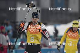 23.02.2018, Pyeongchang, Korea (KOR): Julian Eberhard (AUT) - XXIII. Olympic Winter Games Pyeongchang 2018, biathlon, relay men, Pyeongchang (KOR). www.nordicfocus.com. © Manzoni/NordicFocus. Every downloaded picture is fee-liable.