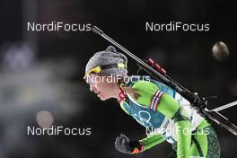 10.02.2018, Pyeongchang, Korea (KOR): Darya Domracheva (BLR) - XXIII. Olympic Winter Games Pyeongchang 2018, biathlon, sprint women, Pyeongchang (KOR). www.nordicfocus.com. © Manzoni/NordicFocus. Every downloaded picture is fee-liable.