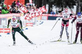 01.01.2018, Lenzerheide, Switzerland (SUI): Sandra Ringwald (GER), Teresa Stadlober (AUT), (l-r)  - FIS world cup cross-country, tour de ski, pursuit women, Lenzerheide (SUI). www.nordicfocus.com. © Modica/NordicFocus. Every downloaded picture is fee-liable.