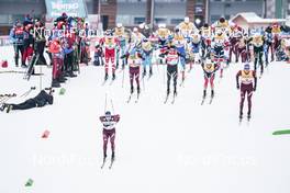 06.01.2018, Val di Fiemme, Italy (ITA): The start of the race (l-r)  - FIS world cup cross-country, tour de ski, mass men, Val di Fiemme (ITA). www.nordicfocus.com. © Modica/NordicFocus. Every downloaded picture is fee-liable.