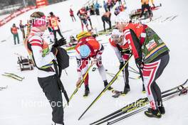 06.01.2018, Val di Fiemme, Italy (ITA): Teresa Stadlober (AUT) - FIS world cup cross-country, tour de ski, mass women, Val di Fiemme (ITA). www.nordicfocus.com. © Modica/NordicFocus. Every downloaded picture is fee-liable.