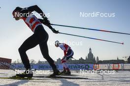 14.01.2018, Dresden, Germany (GER): Kasper Stadaas (NOR) - FIS world cup cross-country, team sprint, Dresden (GER). www.nordicfocus.com. © Thibaut/NordicFocus. Every downloaded picture is fee-liable.