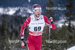 21.01.2018, Planica, Slovenia (SLO): Bob Thompson (CAN) - FIS world cup cross-country, 15km men, Planica (SLO). www.nordicfocus.com. © Modica/NordicFocus. Every downloaded picture is fee-liable.