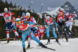 28.01.2018, Seefeld, Austria (AUT): Jean Gaillard (FRA) - FIS world cup cross-country, mass men, Seefeld (AUT). www.nordicfocus.com. © Thibaut/NordicFocus. Every downloaded picture is fee-liable.