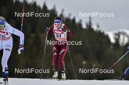 28.01.2018, Seefeld, Austria (AUT): Elena Soboleva (RUS) - FIS world cup cross-country, mass women, Seefeld (AUT). www.nordicfocus.com. © Thibaut/NordicFocus. Every downloaded picture is fee-liable.