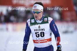 04.03.2018, Lahti, Finland (FIN): Andrew Musgrave (GBR) - FIS world cup cross-country, 15km men, Lahti (FIN). www.nordicfocus.com. © Thibaut/NordicFocus. Every downloaded picture is fee-liable.