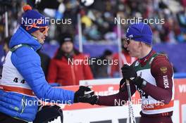 04.03.2018, Lahti, Finland (FIN): Alexander Bolshunov (RUS) - FIS world cup cross-country, 15km men, Lahti (FIN). www.nordicfocus.com. © Thibaut/NordicFocus. Every downloaded picture is fee-liable.