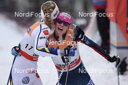 07.03.2018, Drammen, Norway (NOR): Jessica Diggins (USA) - FIS world cup cross-country, individual sprint, Drammen (NOR). www.nordicfocus.com. © Thibaut/NordicFocus. Every downloaded picture is fee-liable.