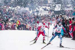 10.03.2018, Oslo, Norway (NOR): Andy Shields  (CAN), David Norris (USA), (l-r)  - FIS world cup cross-country, mass men, Oslo (NOR). www.nordicfocus.com. © Modica/NordicFocus. Every downloaded picture is fee-liable.